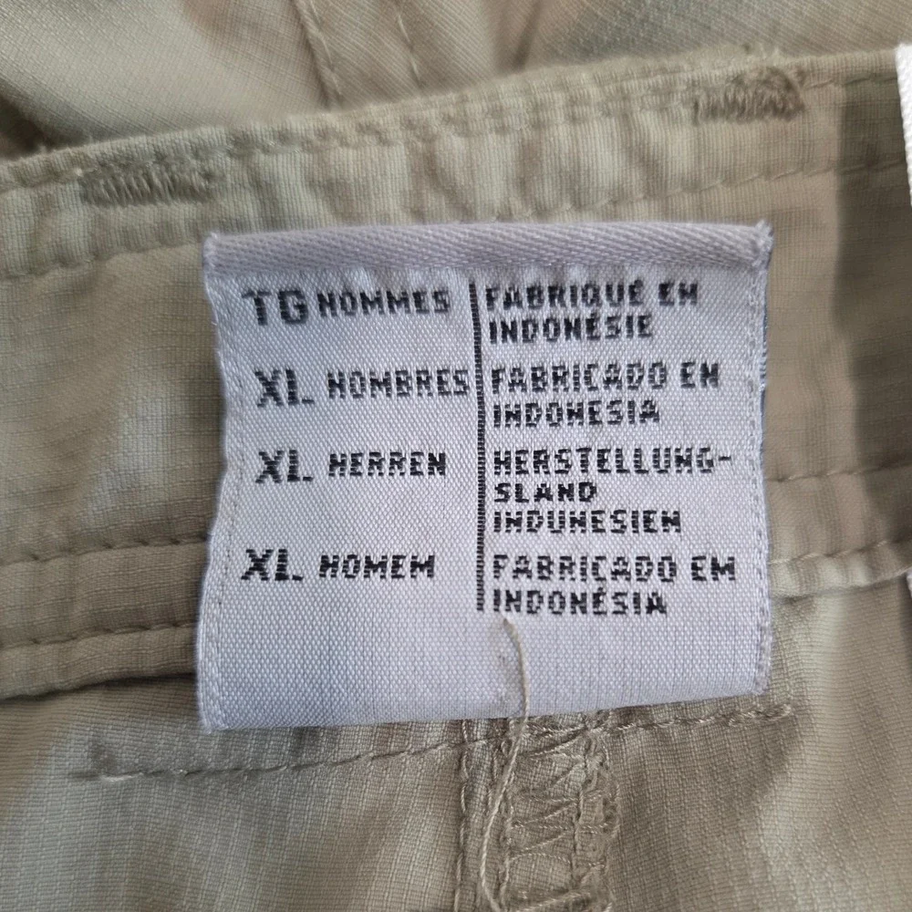 Columbia Mens Tan Convertible Cargo‎ Pants XL 38 Titanium Hiking Outdoor Fishing